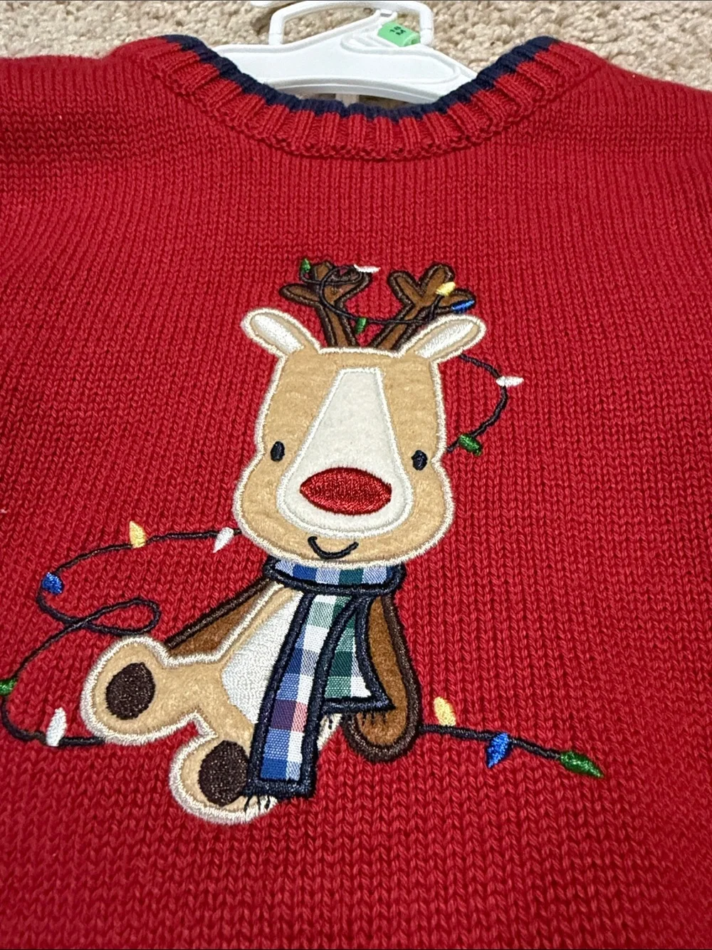 Izod reindeer sweater